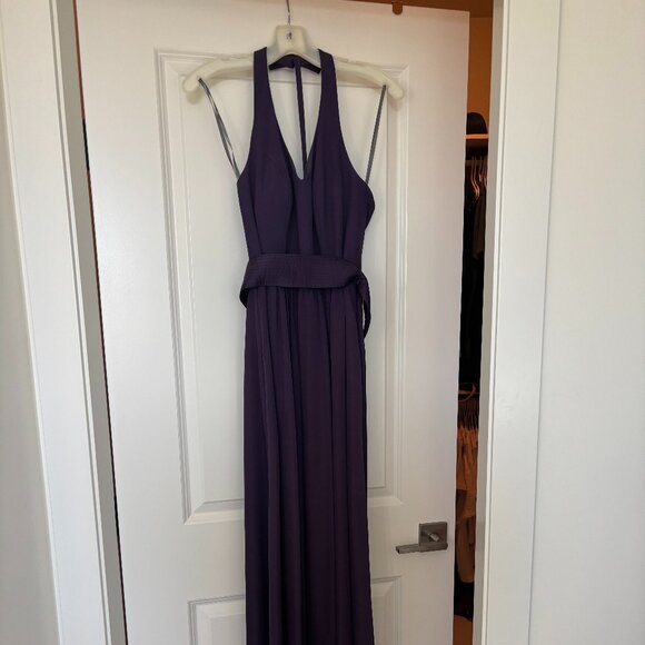 Floor Length Purple Gown size 4 - Picture 1 of 5